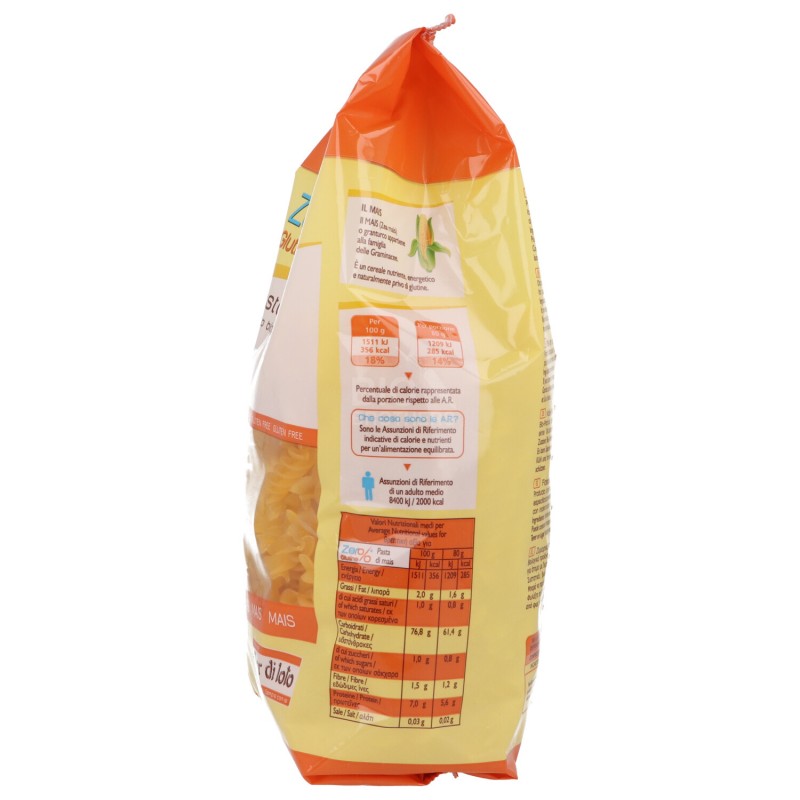Fusilli di mais senza glutine bio