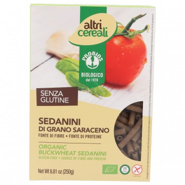 Sedanini di grano saraceno bio senza glutine