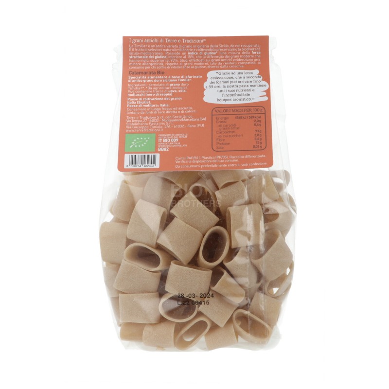 Calamarata di grano antico timilìa bio