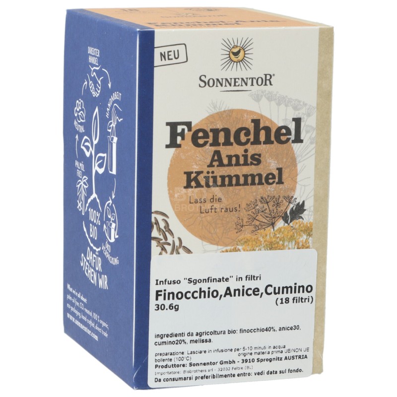 INFUSO FINOCCHIO,ANICE,CUMINO 18FILT. SNN