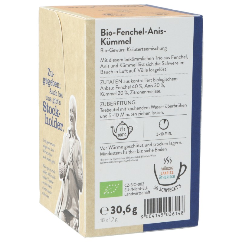 INFUSO FINOCCHIO,ANICE,CUMINO 18FILT. SNN