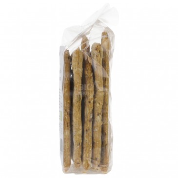 Crackers di farro rustici con curcuma e semi croccanti Crackers di farro rustici con curcuma e semi croccanti