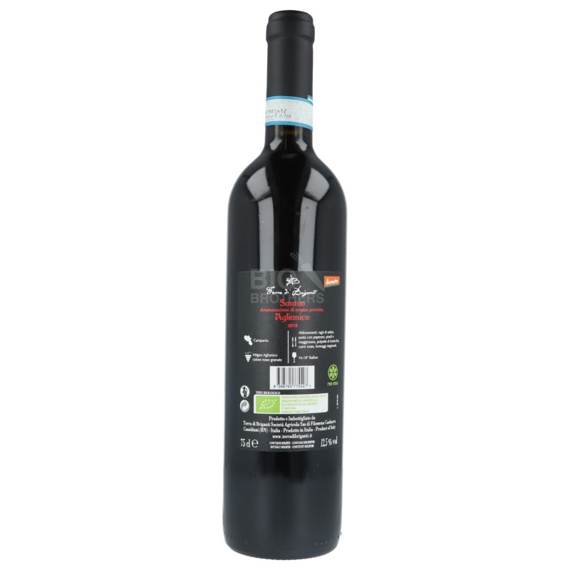 VINO SANNIO AGLIANICO DOP 750ML BIO