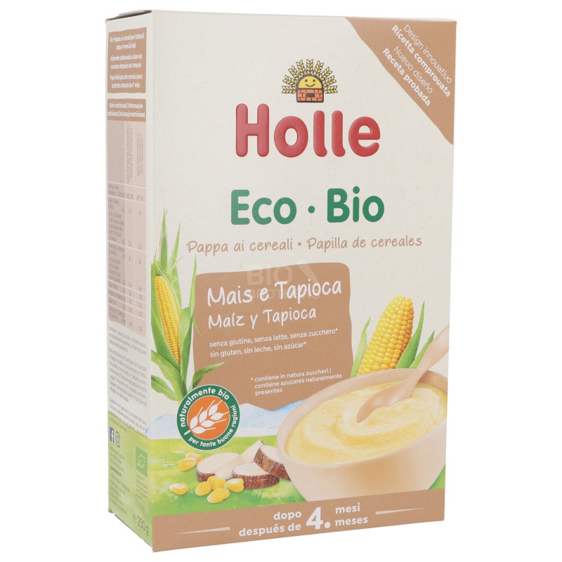 Pappa di mais e tapioca bio dal quarto mese