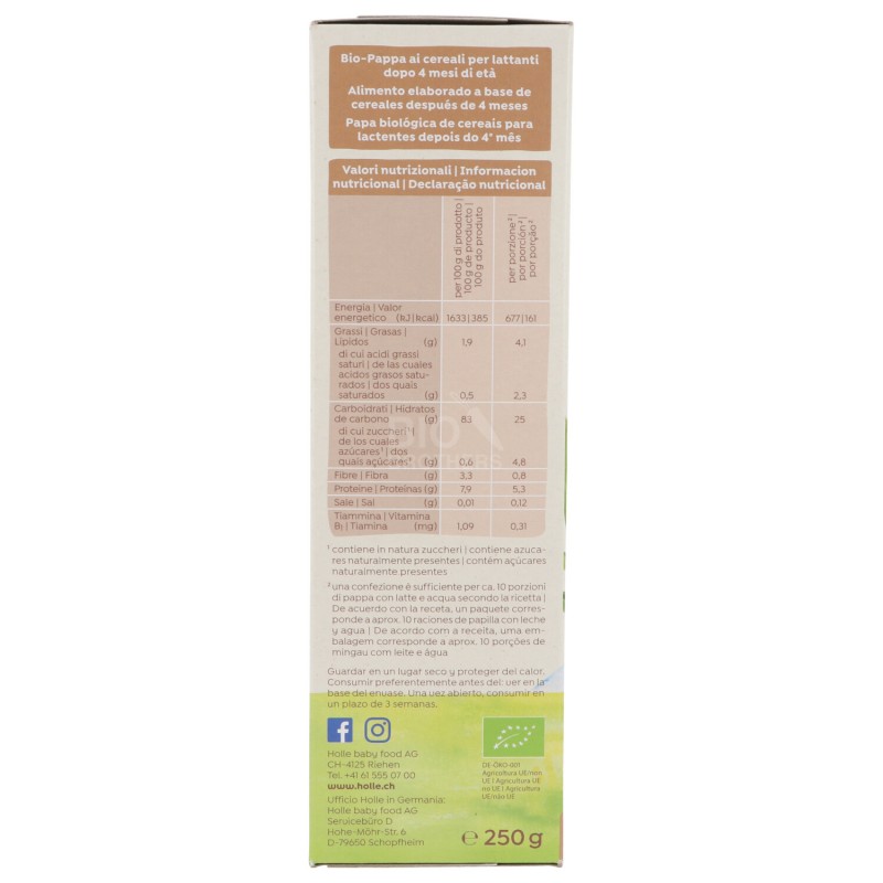 Pappa di mais e tapioca bio dal quarto mese