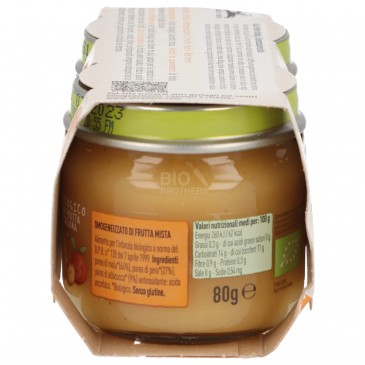 Omogeneizzato di frutta mista biologica