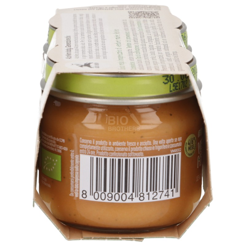 Omogeneizzato di verdure miste biologico