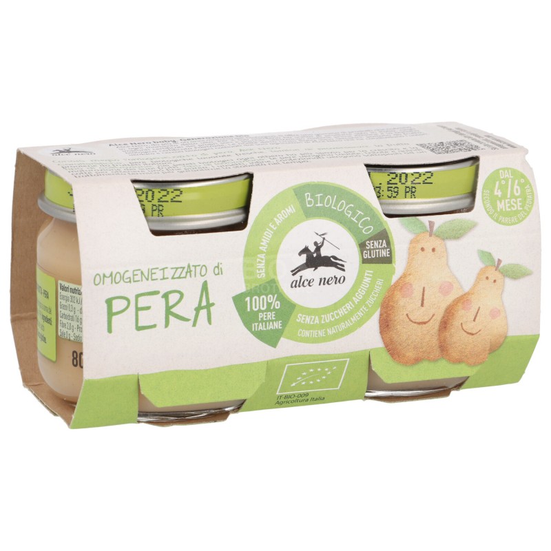 Omogeneizzato di pera biologico