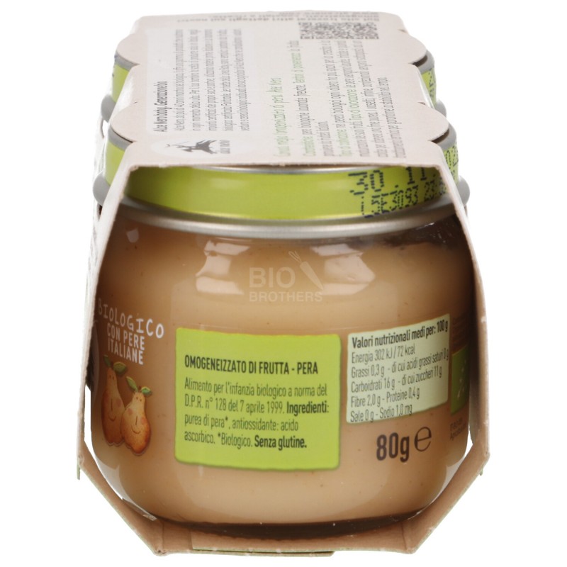 Omogeneizzato di pera biologico