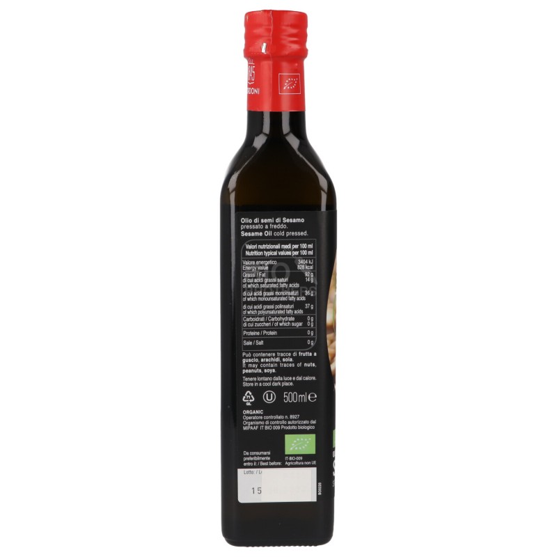 Olio di sesamo spremuto a freddo