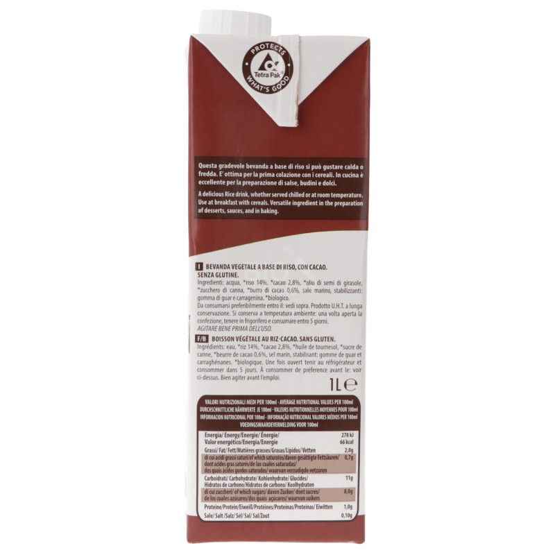 Rice&Rice bevanda riso al cacao