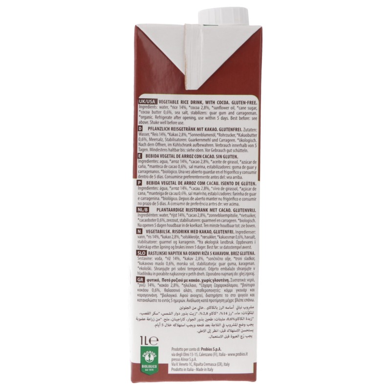 Rice&Rice bevanda riso al cacao