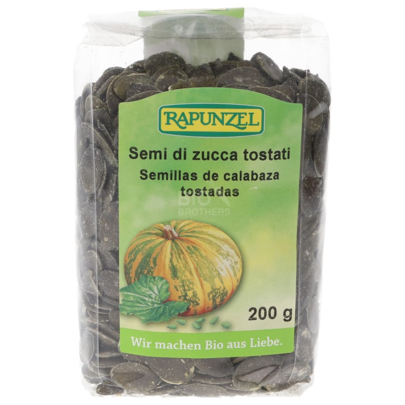 Semi bio di zucca tostati