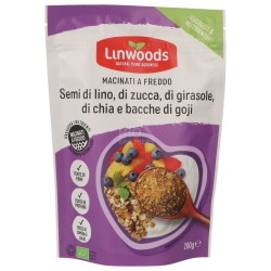 Semi bio macinati di lino, zucca, girasole, sesamo e bacche di goji