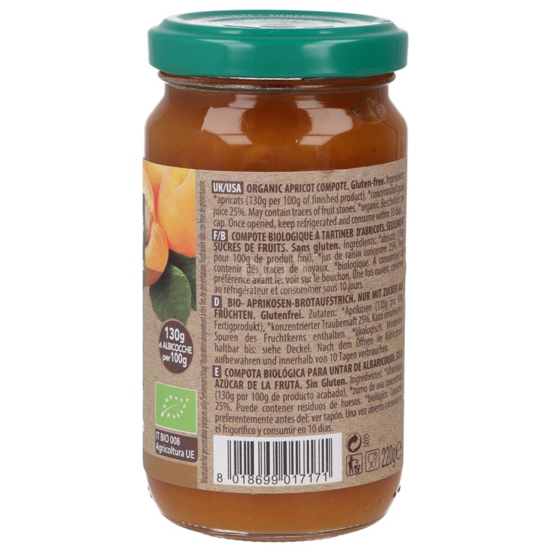 Composta di albicocca senza zucchero