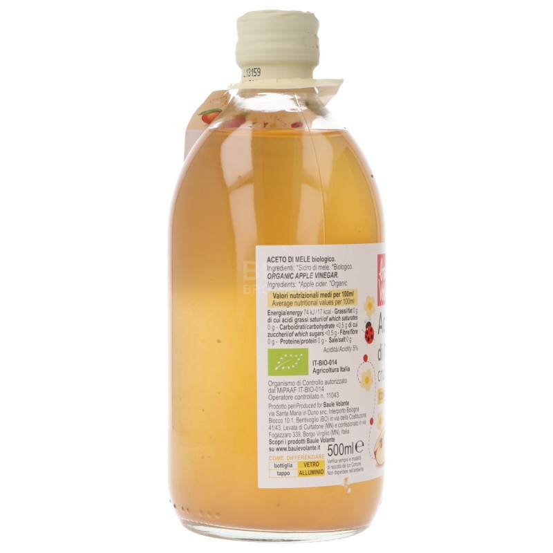 Aceto di mele crudo non filtrato