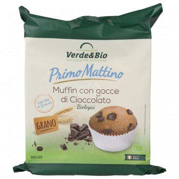 Muffin bio con gocce di cioccolato