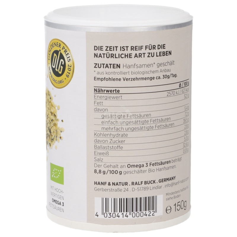 Semi di canapa decorticati