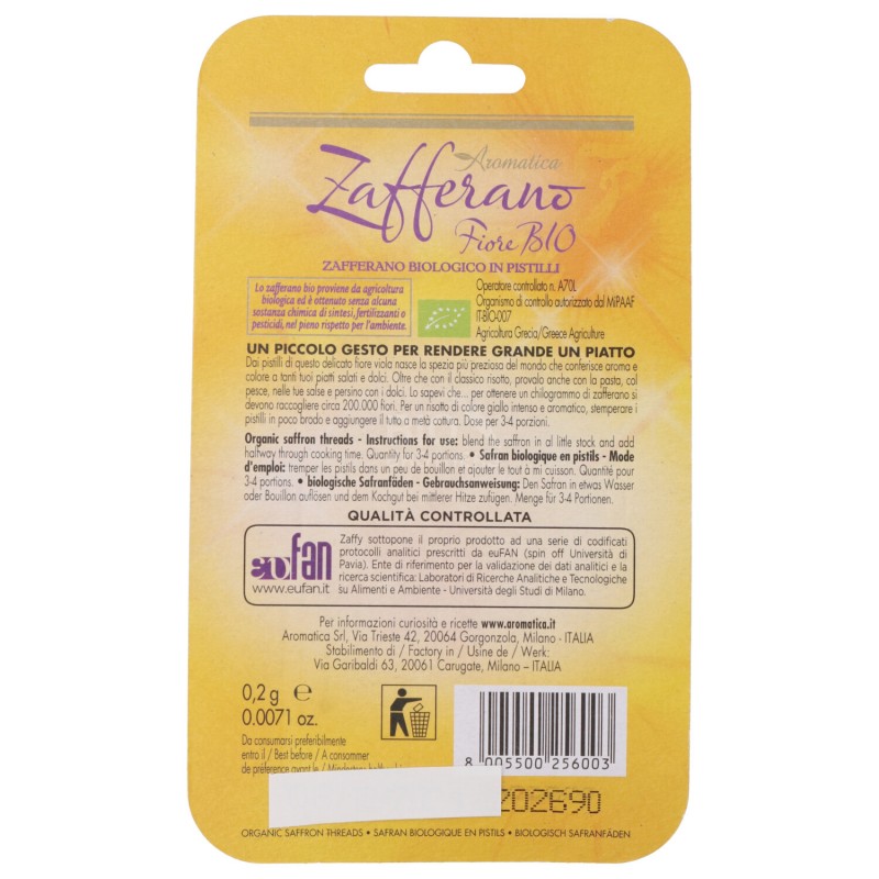 Zafferano in Pistilli