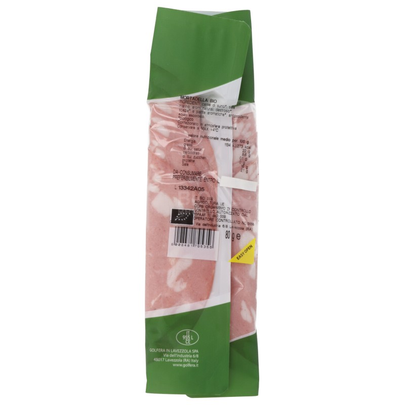 Mortadella bio senza nitriti