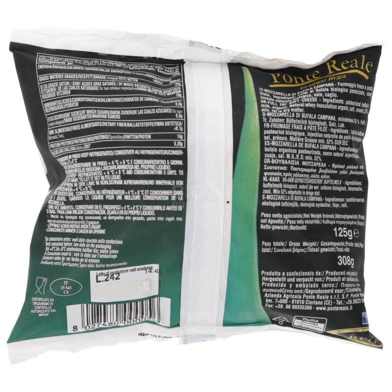 Mozzarella di bufala bio