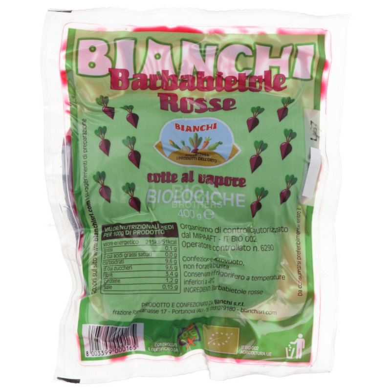 Bietole Rosse al vapore
