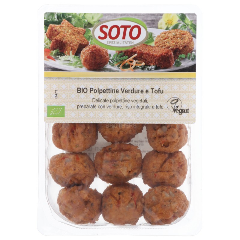 Polpettine bio verdure e tofu