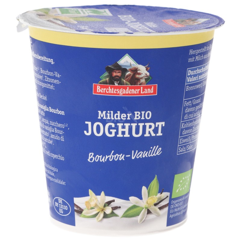 Yogurt bio alla vaniglia