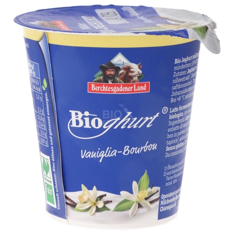 Yogurt bio alla vaniglia