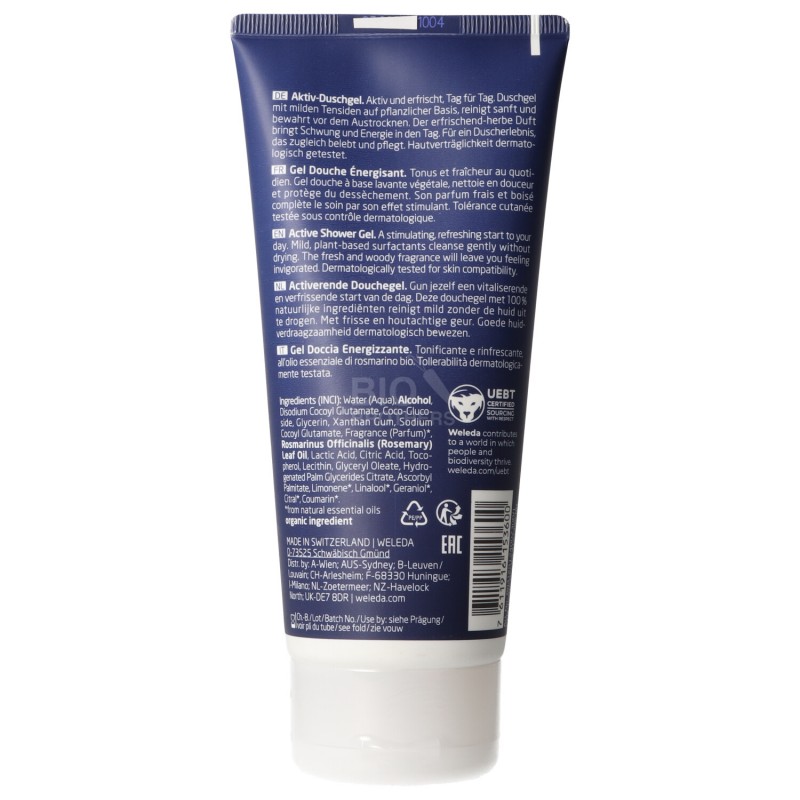 Gel doccia energizzante uomo