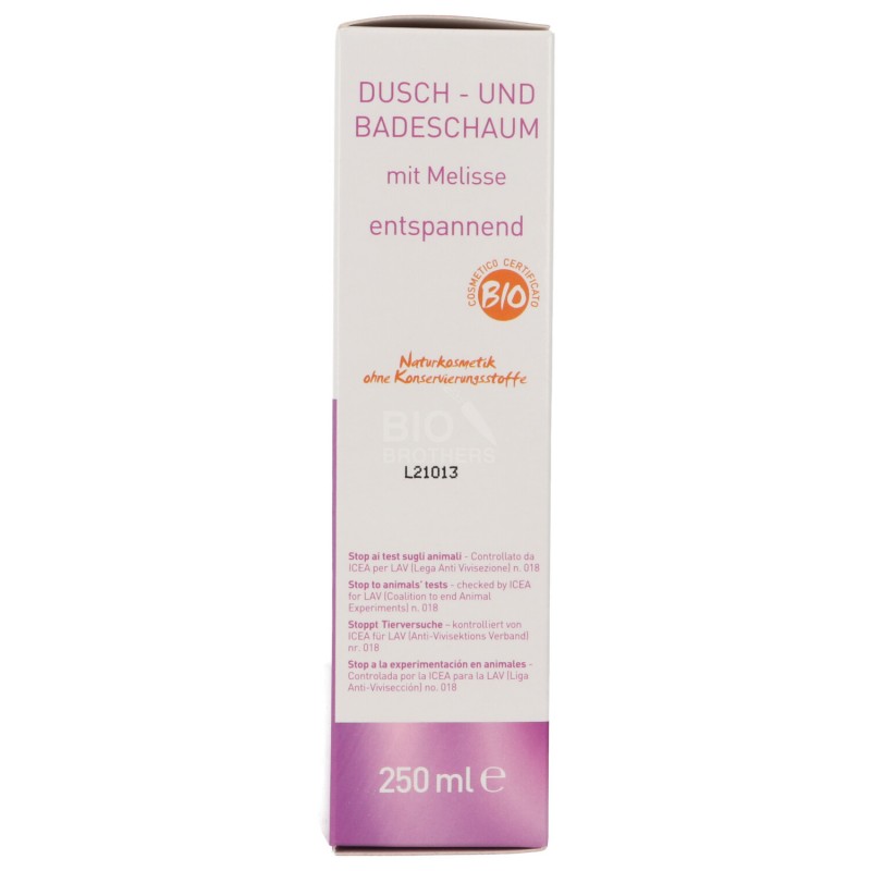 Bagno doccia rilassante alla melissa