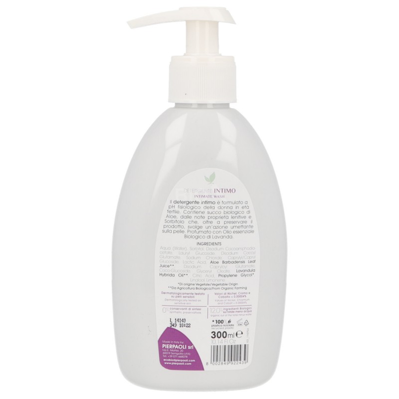 Detergente intimo vegano