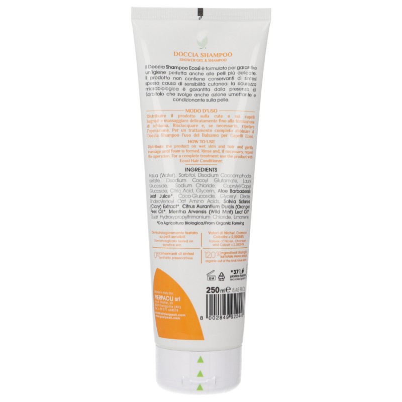 Doccia Shampoo arancio e menta