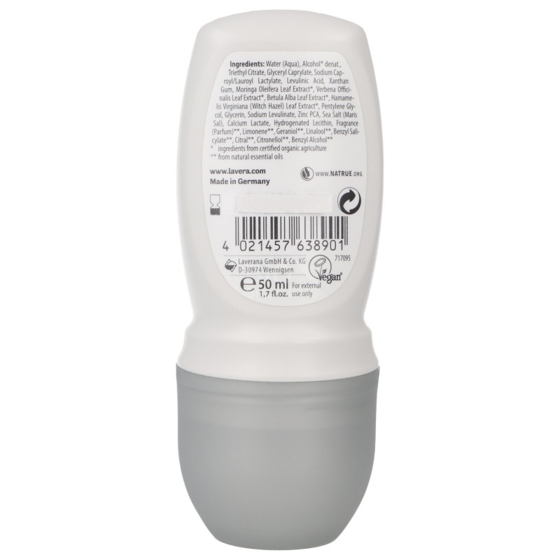 Deo roll-on natural & invisible