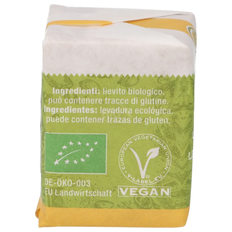 Lievito fresco biologico in cubetti