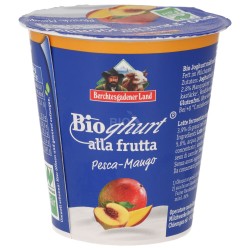 Yogurt bio alla pesca e mango