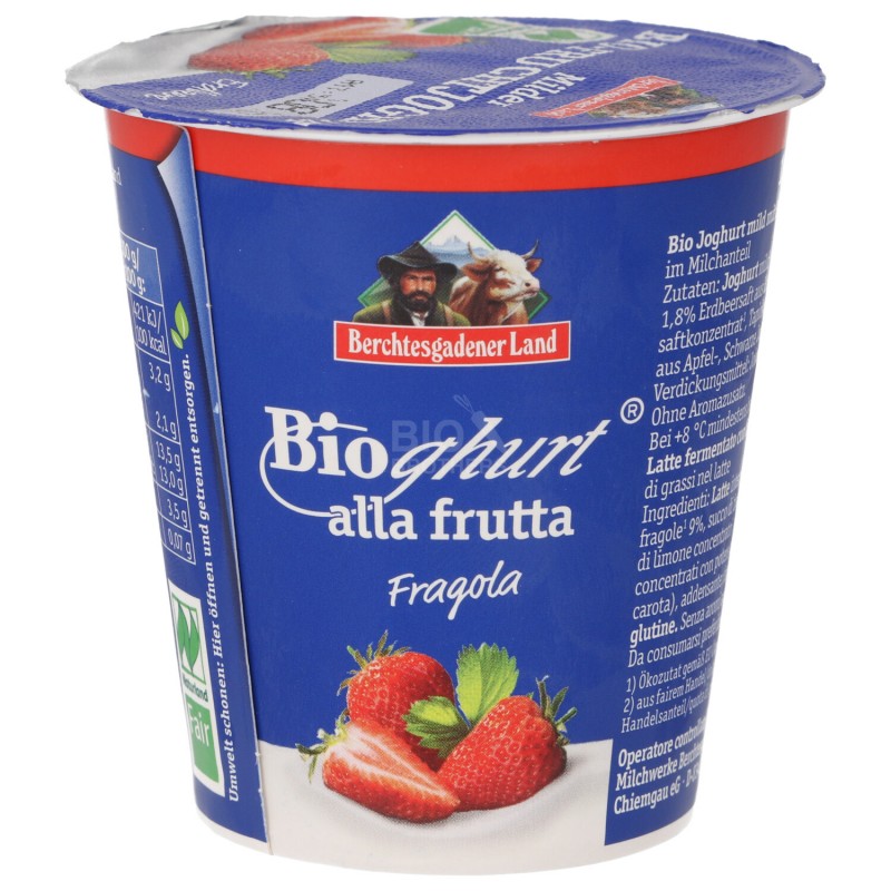 Yogurt bio alla fragola