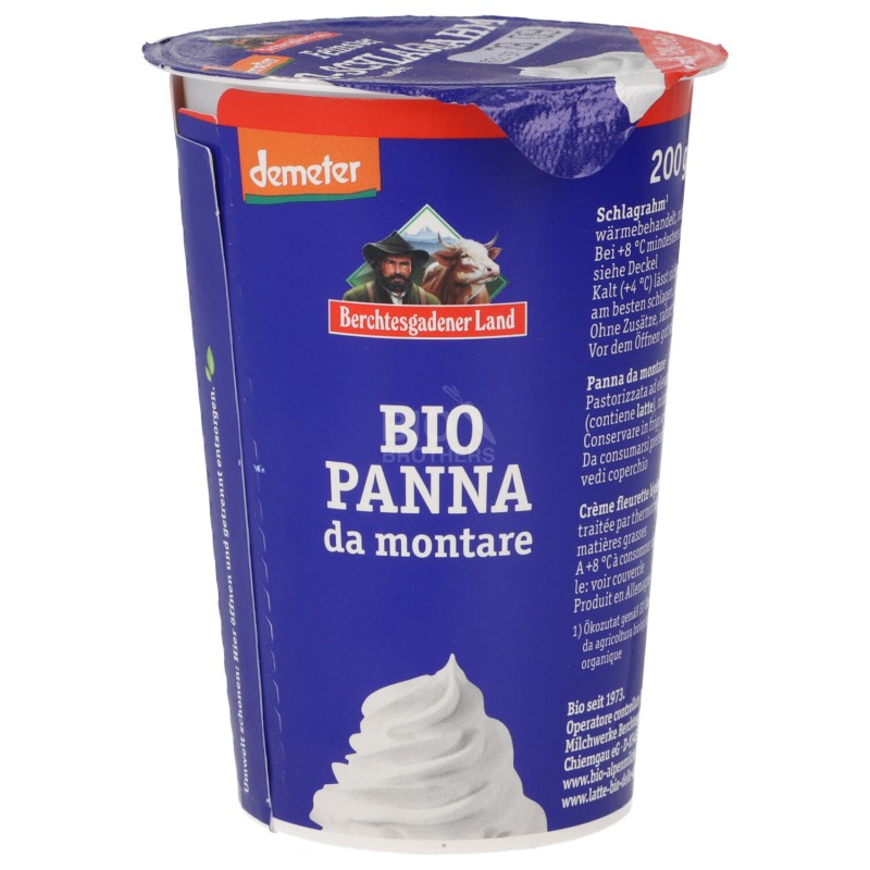 Panna bio fresca da montare