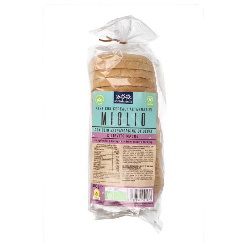 PANE BAULETTO AL MIGLIO 400G SLS