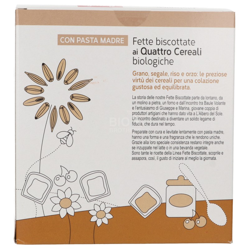 FETTE BISC. 4 CEREALI 300GR BAULE 
