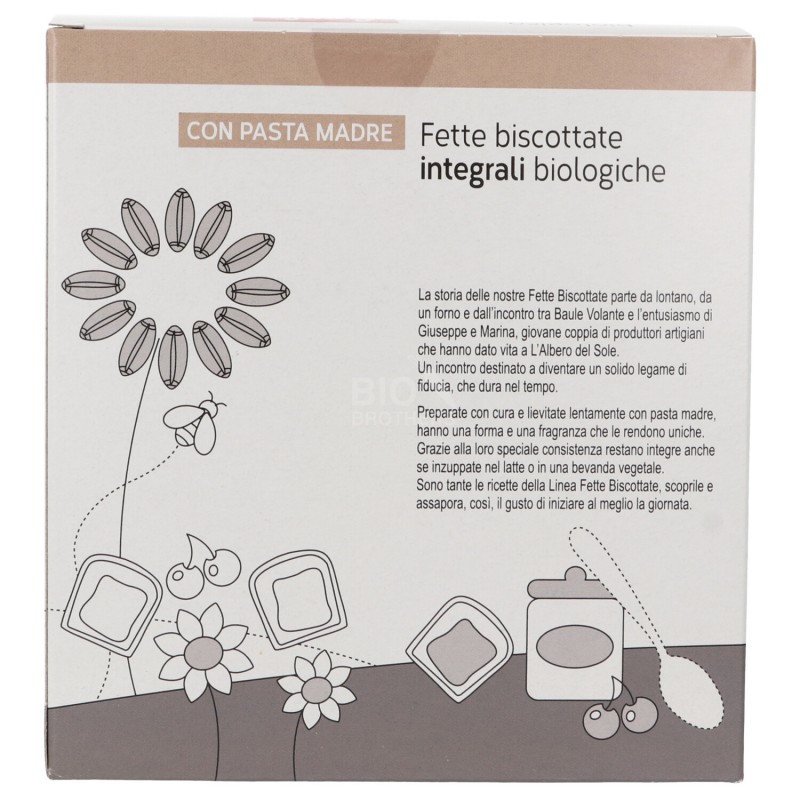 FETTE BISCOT. INTEGR. BIO 300GR BAULE