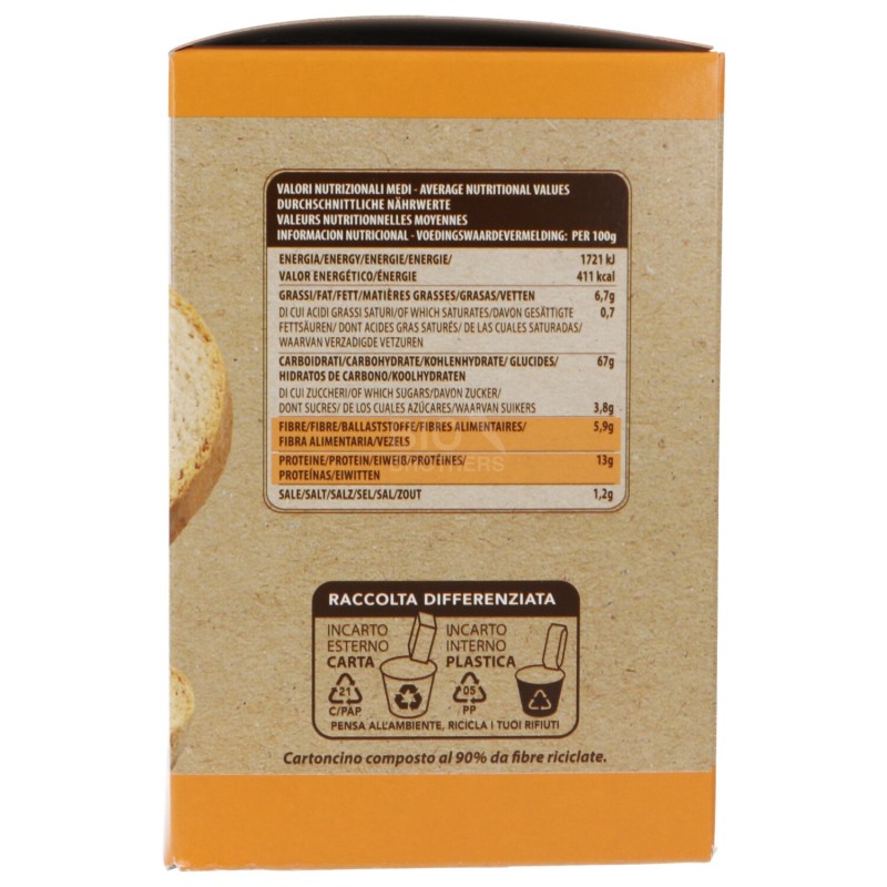 FETTE BISC ARTIGIAN FARRO INTEGRALE 200G