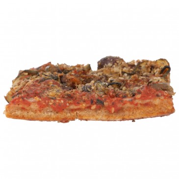 Pizzetta farro integrale con verdure e shii-take Pizzetta farro integrale con verdure e shii-take