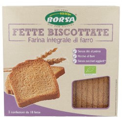 FETTE BISC. FARRO INTEGR. 300GR BORSA