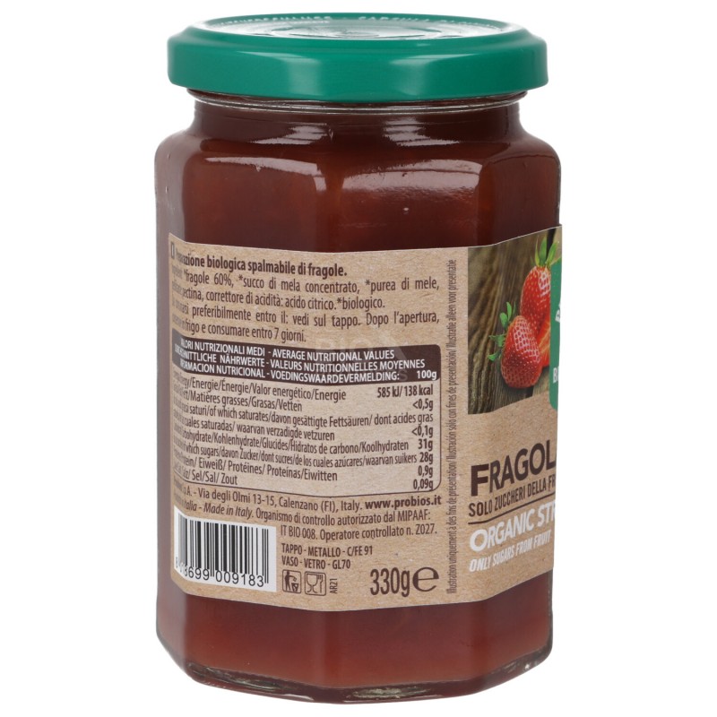 COMPOSTA FRAGOLE 330GR PROBIOS