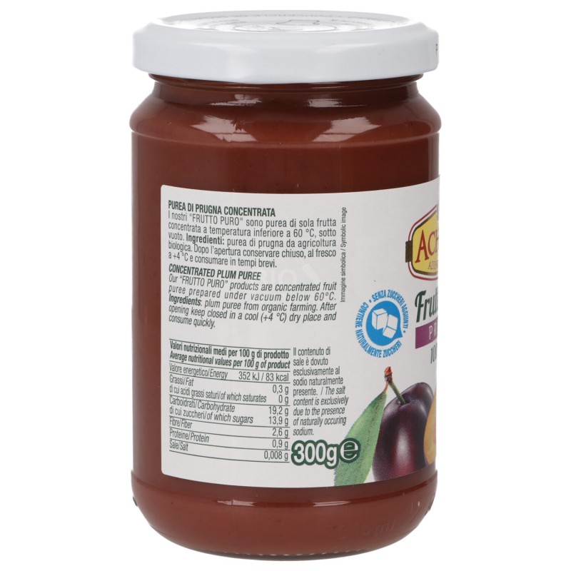 FRUTTO PURO PRUGNE 300GR ACHILLEA