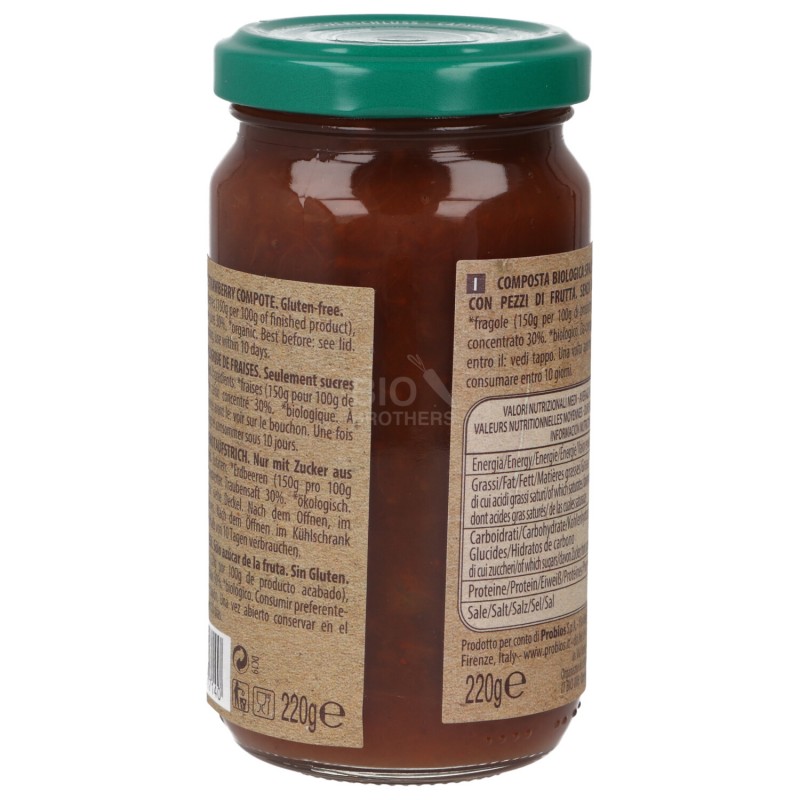 COMPOSTA FRAGOLA 220G PROBIOS