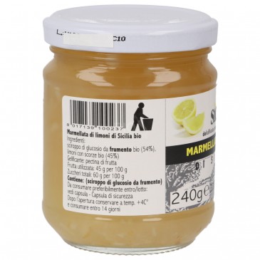 MARMELLATA LIMONI 240G SICILSOLE   