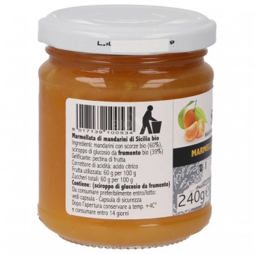 MARMELLATA MANDARINI 240GR SS MARMELLATA MANDARINI 240GR SS