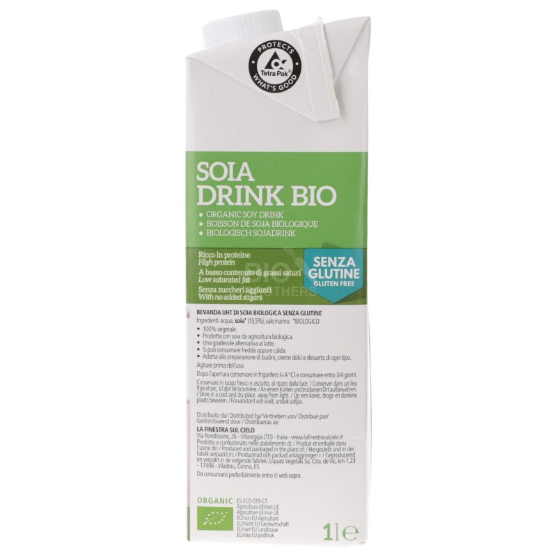 Soia drink bio senza glutine